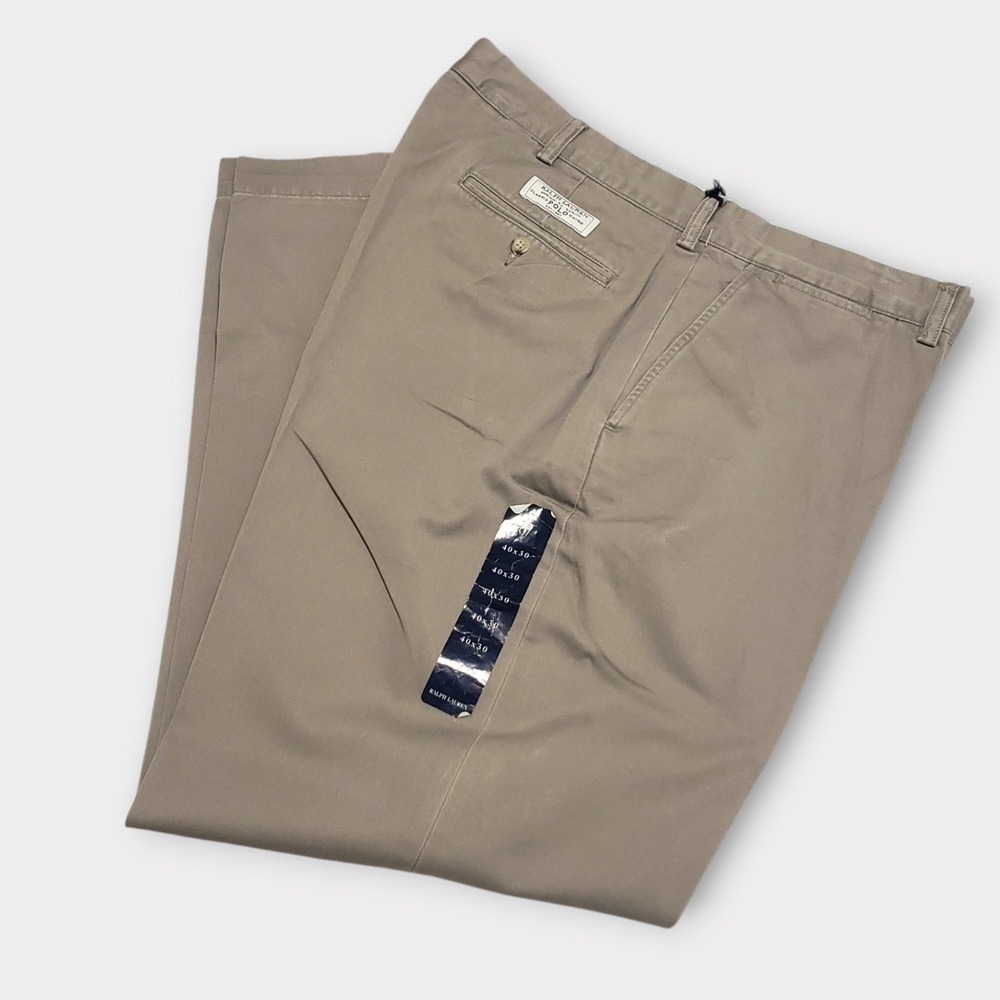 NWOT Polo Ralph Lauren Prospect Pant Mens 40x30 Khaki Chino Classic Fit